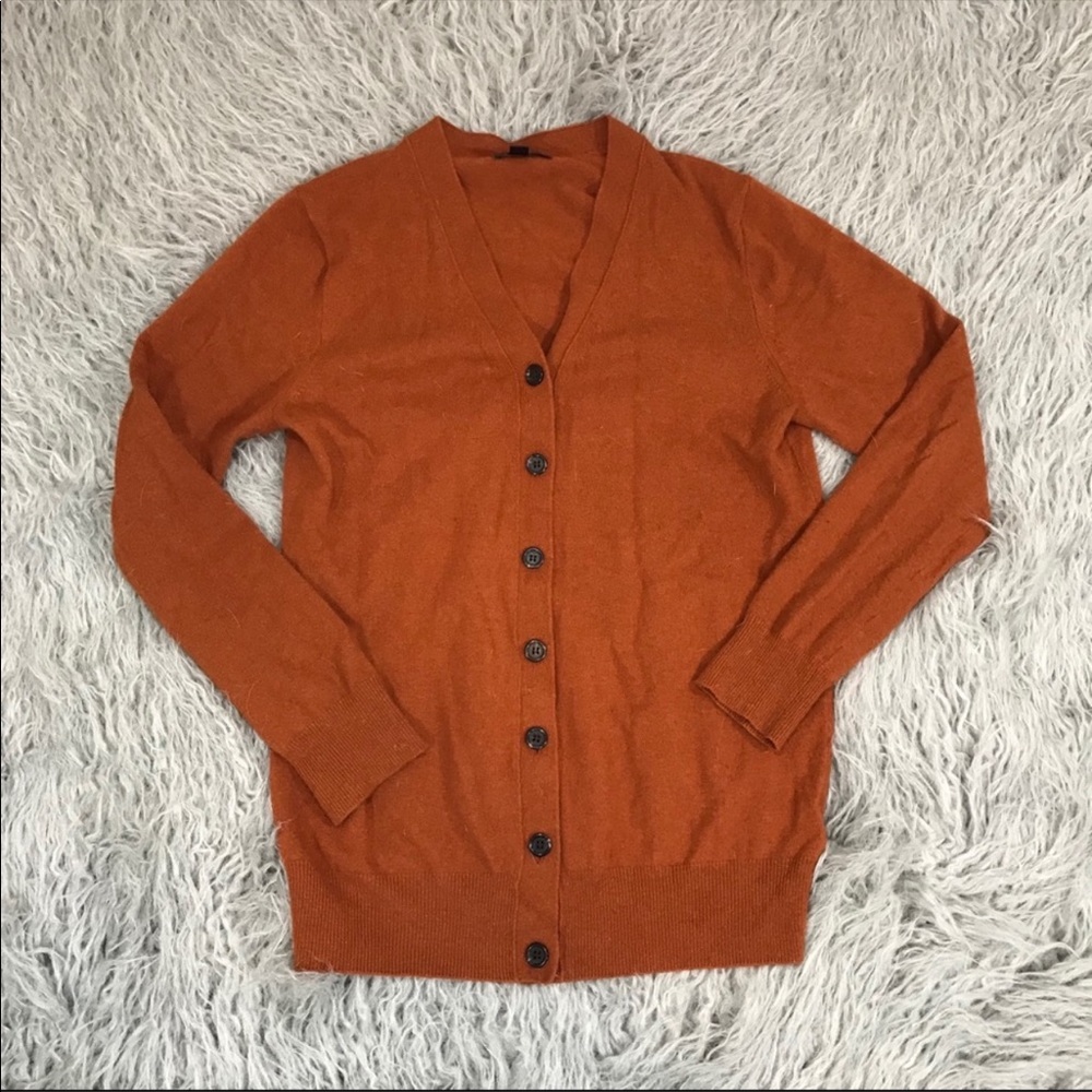 J. Crew Cashmere Blend Button Down Cardigan
